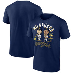 MLB Jackson Chourio & Christian Yelich Milwaukee Brewers Player Duo T-Shirt