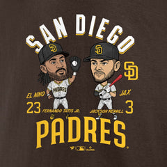 MLB Fernando Tatis Jr. & Jackson Merrill San Diego Padres Player Duo T-Shirt