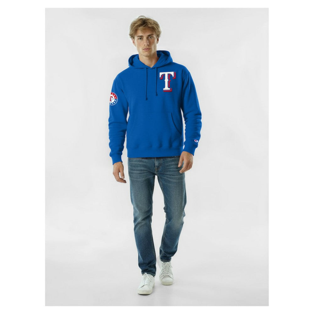 MLB Texas Rangers Champion Reverse Weave Chenille Hoodie