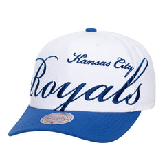MLB Kansas City Royals Mitchell & Ness Unisex XL Script Pro Crown Snapback Hat