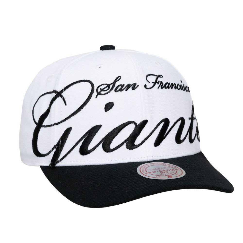 MLB San Francisco Giants Mitchell & Ness Unisex XL Script Pro Crown Adjustable Hat