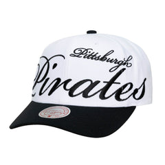 MLB Pittsburgh Pirates Mitchell & Ness Unisex XL Script Pro Crown Adjustable Hat