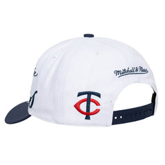 MLB Minnesota Twins Mitchell & Ness Unisex XL Script Pro Crown Adjustable Hat