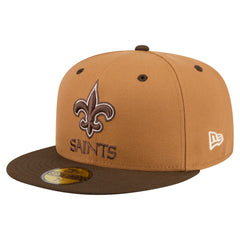 Two-Tone Walnut 59FIFTY Fitted Hat - New Orleans Saints