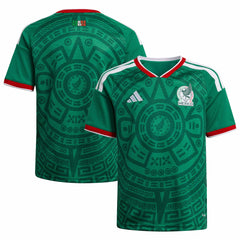 Mexico National Team Youth FIFA x World Cup 2026 Home Replica Jersey - Adidas Green