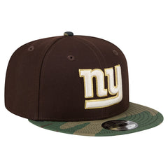 Adult Burnt Wood Camo 9FIFTY Snapback Hat - New York Giants