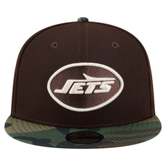 Adult Burnt Wood Camo 9FIFTY Snapback Hat - New York Jets