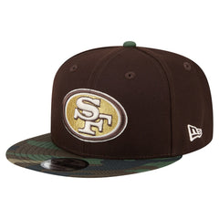 Adult Burnt Wood Camo 9FIFTY Snapback Hat - San Francisco 49ers