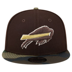 Adult Burnt Wood Camo 9FIFTY Snapback Hat - Buffalo Bills