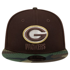 Adult Burnt Wood Camo 9FIFTY Snapback Hat - Green Bay Packers