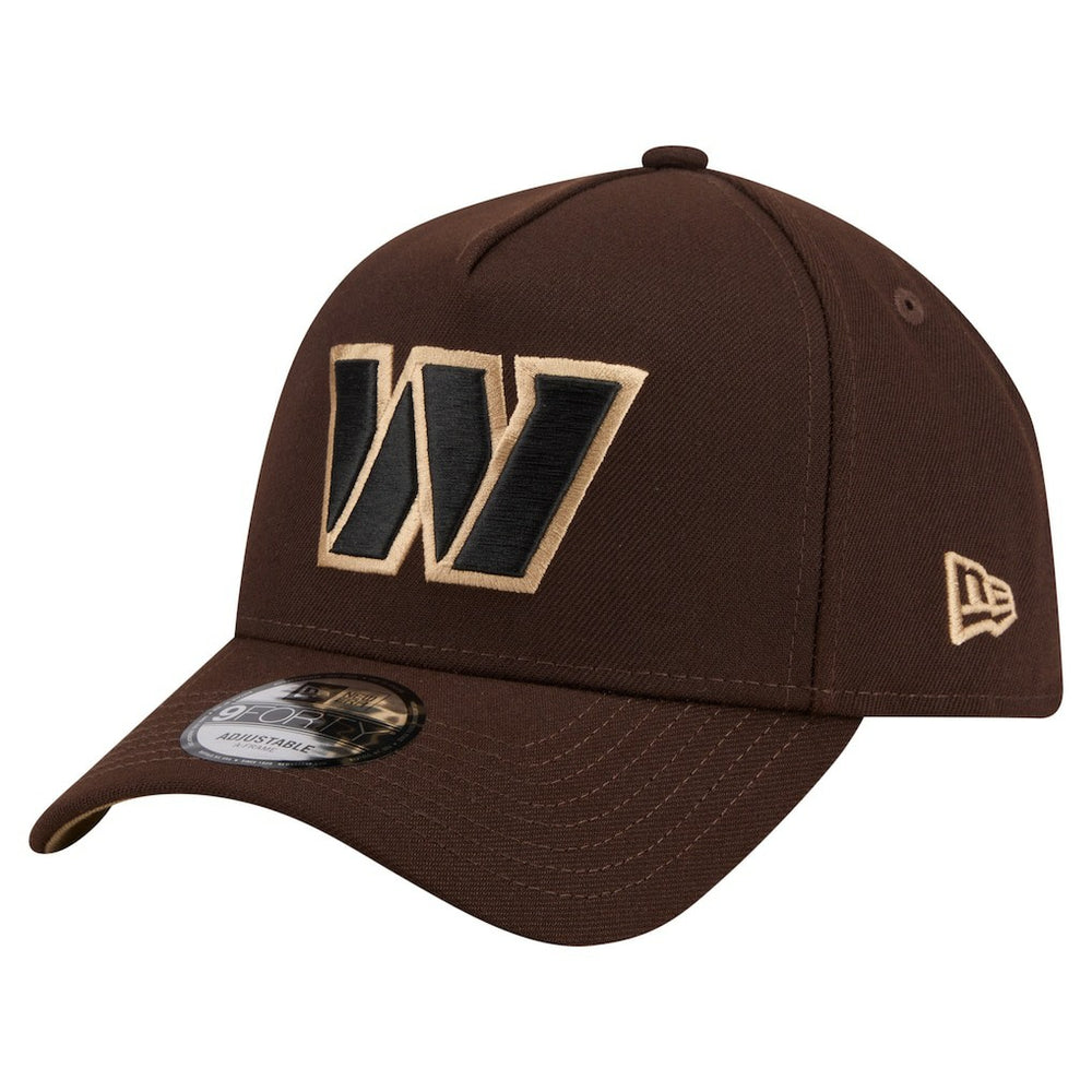 Burnt Wood A-Frame 9FORTY Adjustable Hat - Washington Commanders