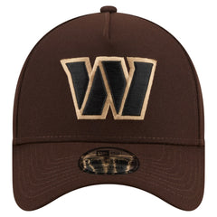 Burnt Wood A-Frame 9FORTY Adjustable Hat - Washington Commanders