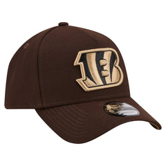 Burnt Wood A-Frame 9FORTY Adjustable Hat - Cincinnati Bengals