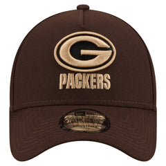 Burnt Wood A-Frame 9FORTY Adjustable Hat - Green Bay Packers