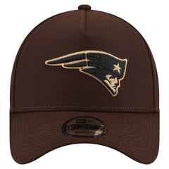 Burnt Wood A-Frame 9FORTY Adjustable Hat - New England Patriots