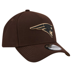 Burnt Wood A-Frame 9FORTY Adjustable Hat - New England Patriots
