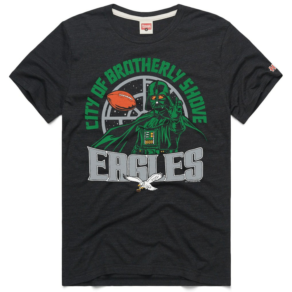 Homage Unisex Star Wars x NFL Tri-Blend T-Shirt - Philadelphia Eagles