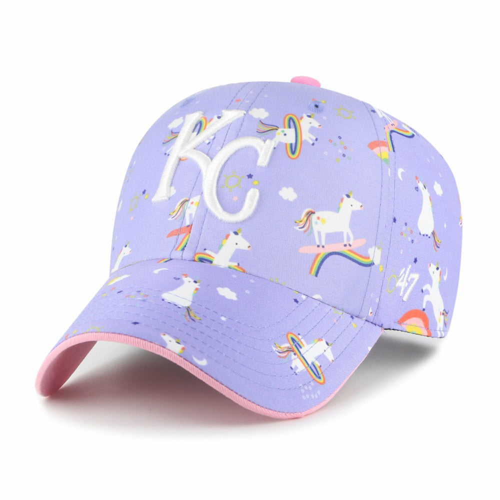 MLB Kansas City Royals '47 Girls Youth Unicorn Clean Up Adjustable Hat