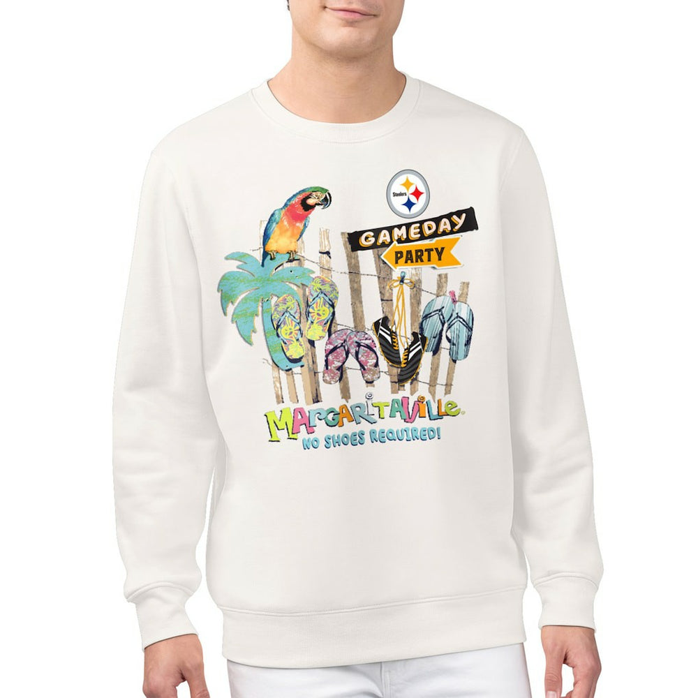 Margaritaville Gameday Party Fleece Sweatshirt - Pittsburgh Steelers