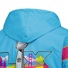 Super Bowl LX Starter The Gust Full-Zip Hooded Jacket - New England Patriots