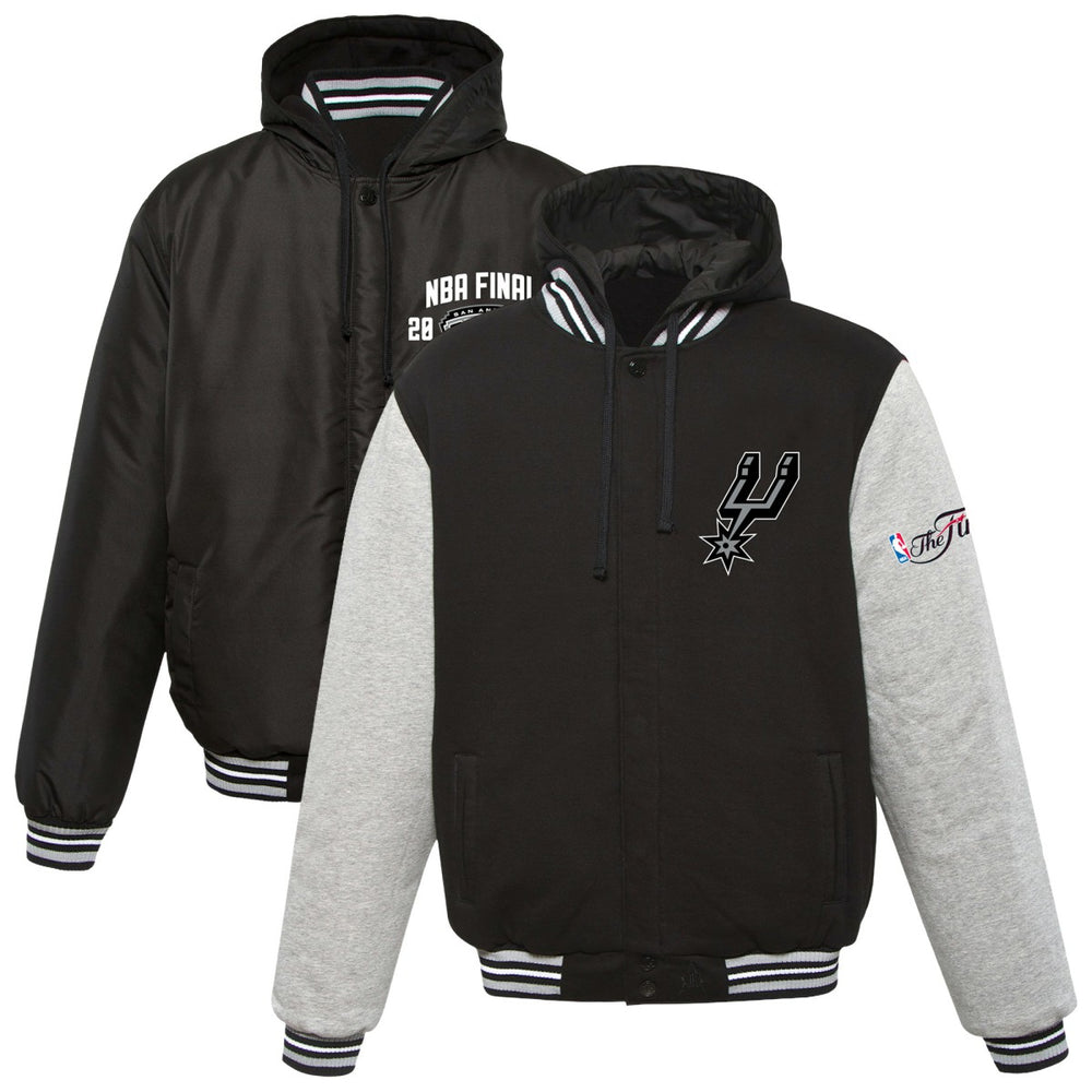 NBA San Antonio Spurs JH Design 2014 NBA Finals Fleece Full-Zip Varsity Jacket