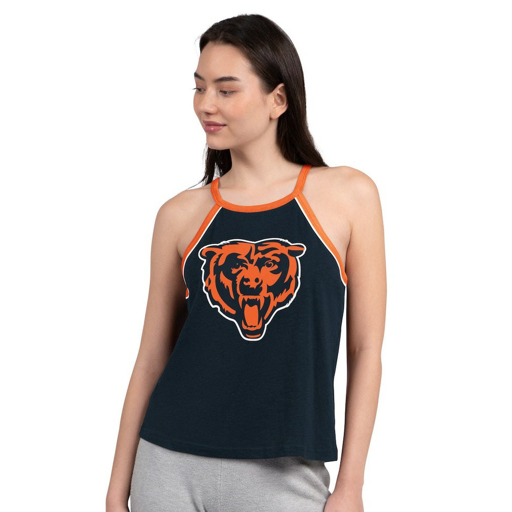 G-III 4Her by Carl Banks Women's Redemption Win Slub Tank Top - Chicago Bears