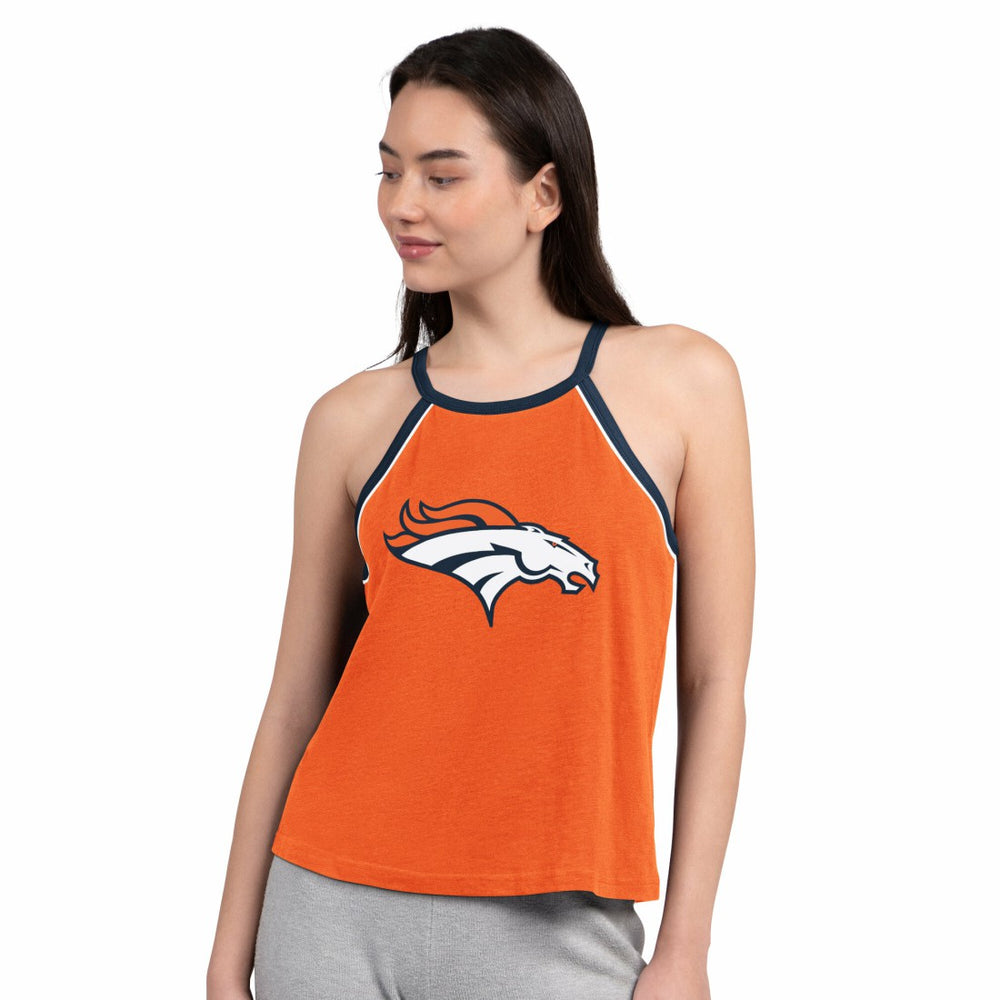 G-III 4Her by Carl Banks Women's Redemption Win Slub Tank Top - Denver Broncos