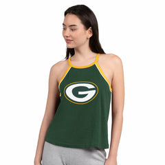 G-III 4Her by Carl Banks Women's Redemption Win Slub Tank Top - Green Bay Packers