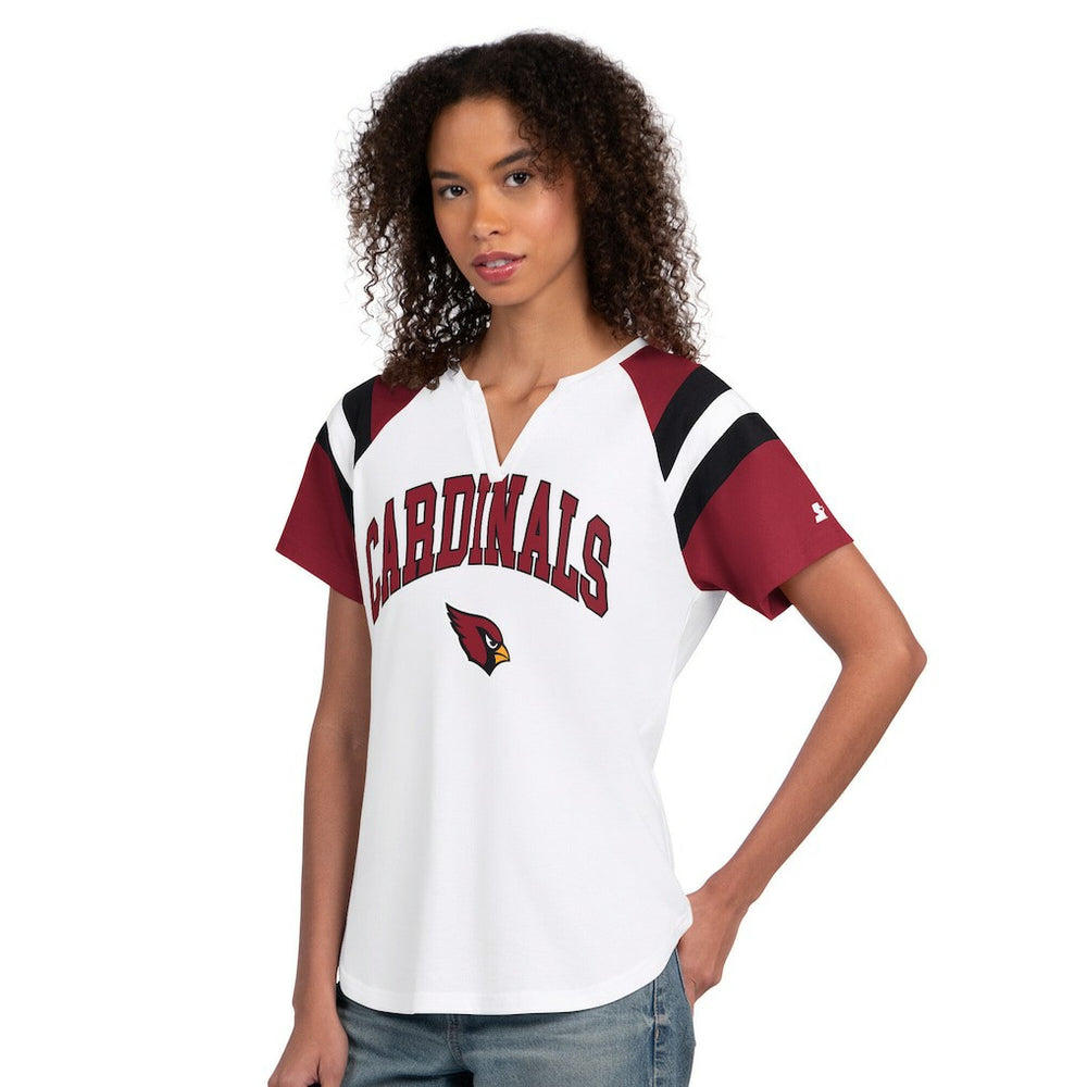 Starter Women's Game On Notch Neck T-Shirt - Arizona Cardinals