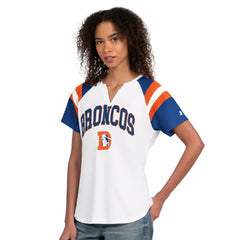 Starter Women's Game On Notch Neck T-Shirt - Denver Broncos