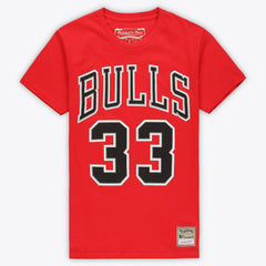 NBA Scottie Pippen Chicago Bulls Unisex Hardwood Classics Name & Number T-Shirt sale