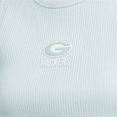 Starter Women's Travel Pastels Cropped Tank - Green Bay Packers