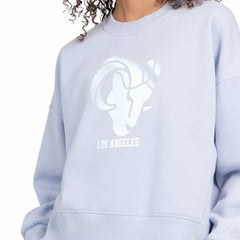 Starter Women's Travel Pastels Boxy Fleece Sweatshirt - Los Angeles Rams