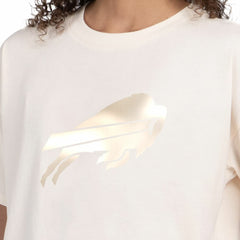Starter Women's Pastel Travel Boxy Cropped T-Shirt - Buffalo Bills