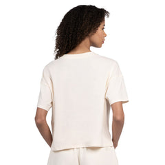Starter Women's Pastel Travel Boxy Cropped T-Shirt - Detroit Lions