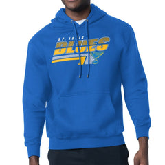 NHL Blue St. Louis Blues Starter Logo Push Fleece Hoodie