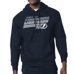 NHL Blue Tampa Bay Lightning Starter Logo Push Fleece Hoodie
