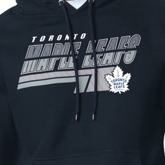 NHL Blue Toronto Maple Leafs Starter Logo Push Fleece Hoodie