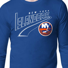 NHL Royal New York Islanders Starter Modern Tailsweep Long Sleeve T-Shirt
