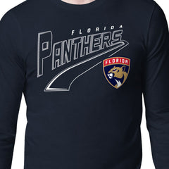 NHL Navy Florida Panthers Starter Modern Tailsweep Long Sleeve T-Shirt