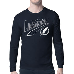 NHL Blue Tampa Bay Lightning Starter Modern Tailsweep Long Sleeve T-Shirt