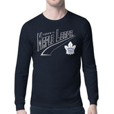 NHL Blue Toronto Maple Leafs Starter Modern Tailsweep Long Sleeve T-Shirt