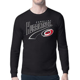 NHL Black Carolina Hurricanes Starter Modern Tailsweep Long Sleeve T-Shirt