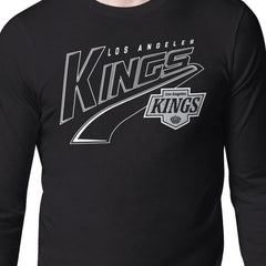 NHL Black Los Angeles Kings Starter Modern Tailsweep Long Sleeve T-Shirt