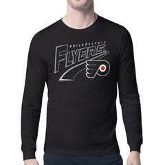 NHL Black Philadelphia Flyers Starter Modern Tailsweep Long Sleeve T-Shirt