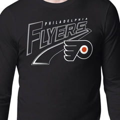 NHL Black Philadelphia Flyers Starter Modern Tailsweep Long Sleeve T-Shirt