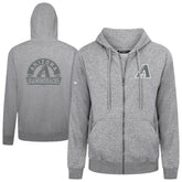 MLB Arizona Diamondbacks Levelwear Podium Chenille Logo Full-Zip Hoodie