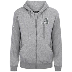 MLB Arizona Diamondbacks Levelwear Podium Chenille Logo Full-Zip Hoodie