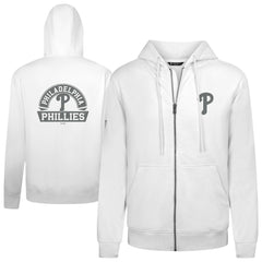 MLB Philadelphia Phillies Levelwear Podium Banner Arch Full-Zip Hoodie