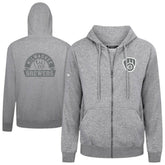 MLB Milwaukee Brewers Levelwear Podium Banner Arch Full-Zip Hoodie